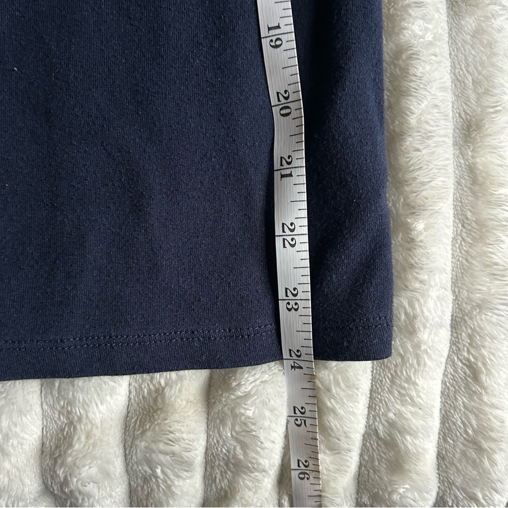 GAP Womens 3/4 Sleeve Navy Blue Shirt - Picture 4 of 8